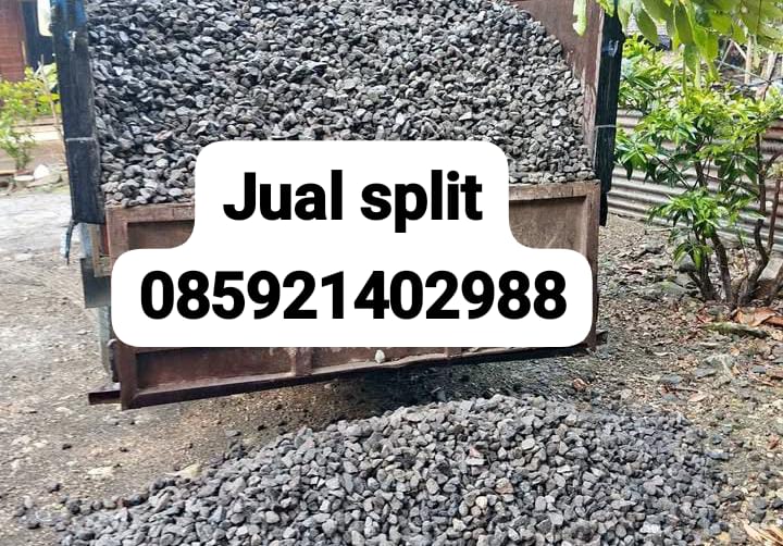 Batu split berkualitas untuk cor beton dan proyek konstruksi di Jogja. Siap kirim cepat. Hubungi 085921402988.